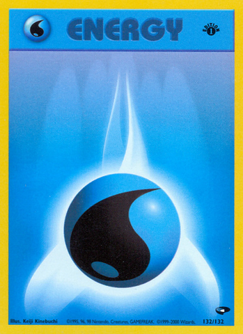 Water Energy (132/132) [Gym Challenge 1st Edition] - The Mythic Store | 24h Order Processing