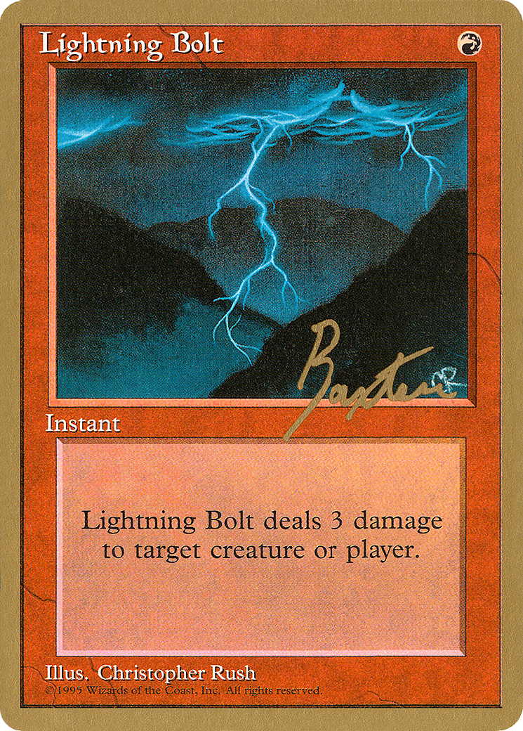 Lightning Bolt (George Baxter) [Pro Tour Collector Set] - The Mythic Store | 24h Order Processing