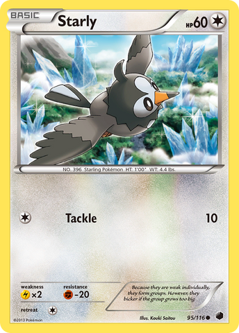 Starly (95/116) [Black & White: Plasma Freeze] - The Mythic Store | 24h Order Processing