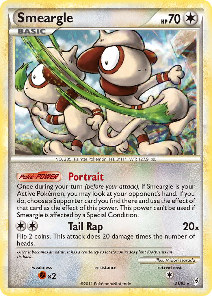 Smeargle (21/95) [HeartGold & SoulSilver: Call of Legends] - The Mythic Store | 24h Order Processing