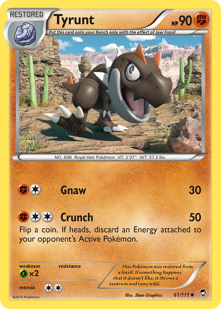 Tyrunt (61/111) [XY: Furious Fists] - The Mythic Store | 24h Order Processing