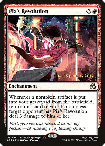 Pia's Revolution [Aether Revolt Prerelease Promos] - The Mythic Store | 24h Order Processing