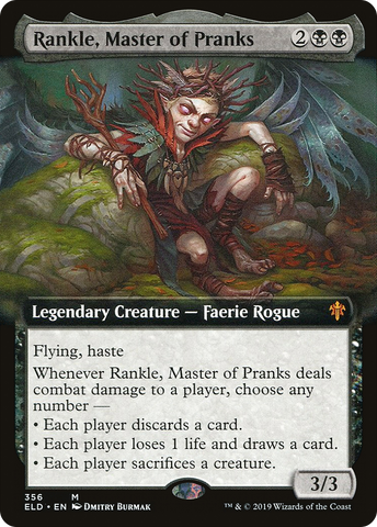Rankle, Master of Pranks (Extended Art) [Throne of Eldraine] - The Mythic Store | 24h Order Processing