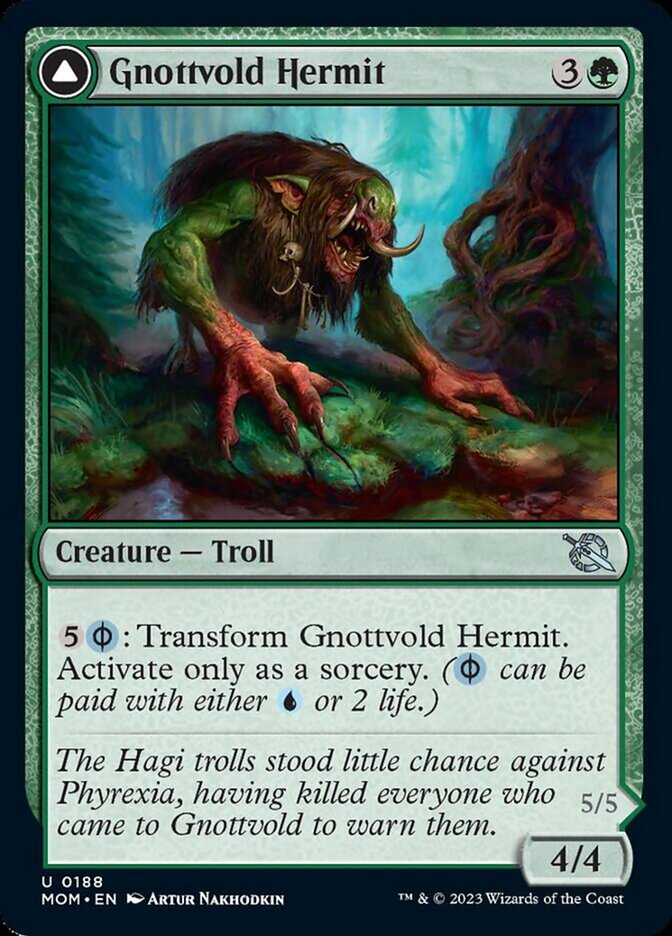 Gnottvold Hermit // Chrome Host Hulk [March of the Machine] - The Mythic Store | 24h Order Processing