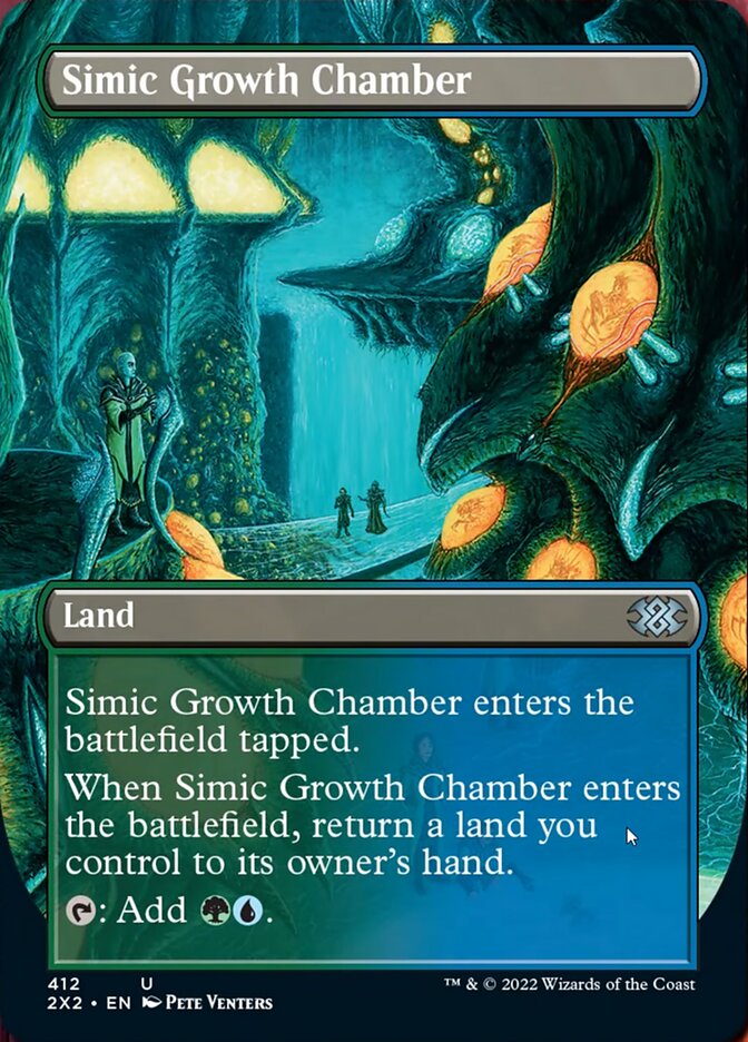 Simic Growth Chamber (Borderless Alternate Art) [Double Masters 2022] - The Mythic Store | 24h Order Processing