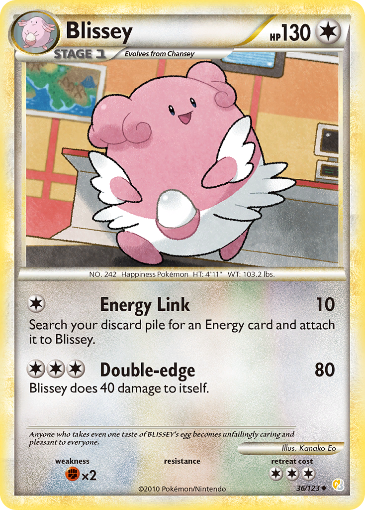 Blissey (36/123) [HeartGold & SoulSilver: Base Set] - The Mythic Store | 24h Order Processing
