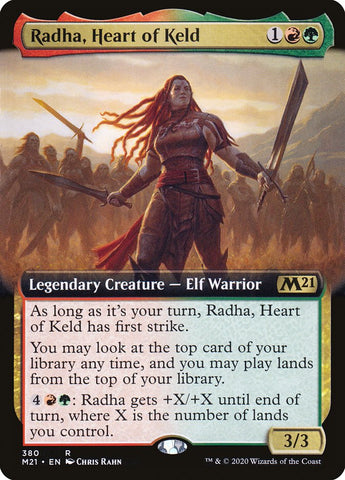 Radha, Heart of Keld (Extended Art) [Core Set 2021] - The Mythic Store | 24h Order Processing