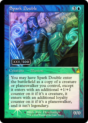 Spark Double (Retro) (Serialized) [Ravnica Remastered] - The Mythic Store | 24h Order Processing