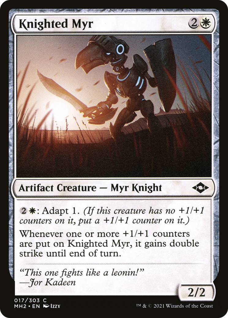Knighted Myr [Modern Horizons 2] - The Mythic Store | 24h Order Processing