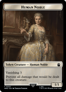Human Noble // Clue (0022) Double-Sided Token [Doctor Who Tokens] - The Mythic Store | 24h Order Processing