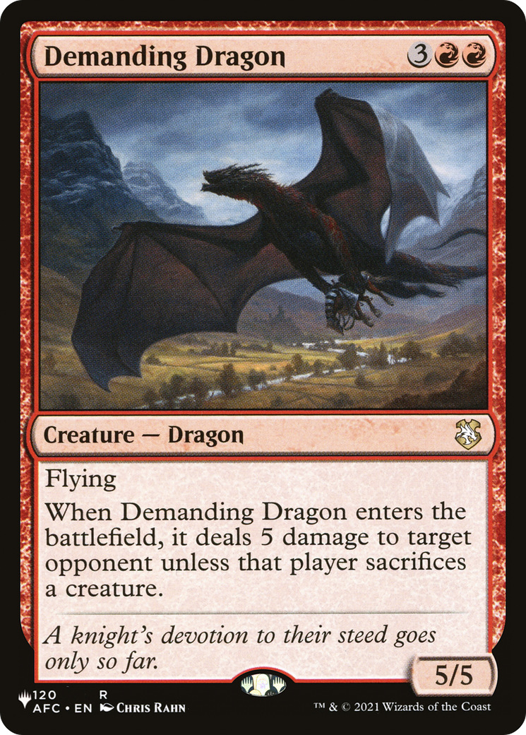 Demanding Dragon [The List] - The Mythic Store | 24h Order Processing