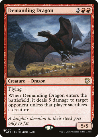 Demanding Dragon [The List] - The Mythic Store | 24h Order Processing
