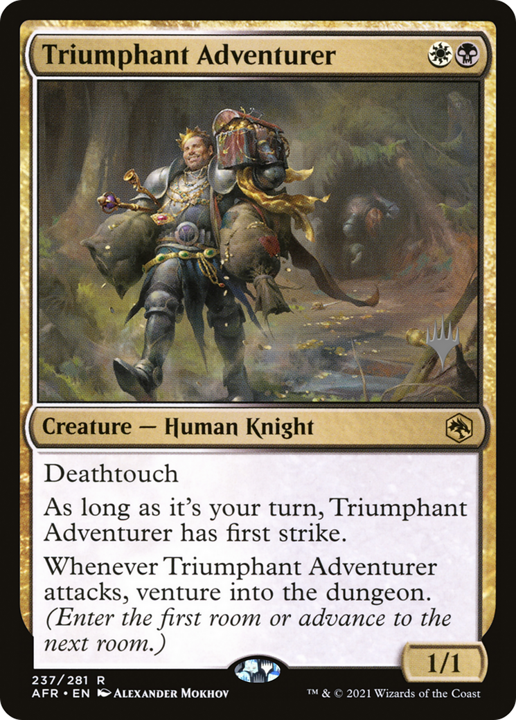 Triumphant Adventurer (Promo Pack) [Dungeons & Dragons: Adventures in the Forgotten Realms Promos] - The Mythic Store | 24h Order Processing