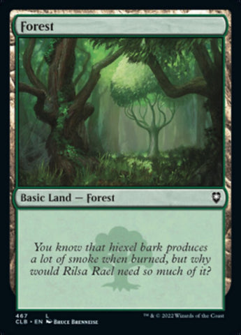 Forest (467) [Commander Legends: Battle for Baldur's Gate] - The Mythic Store | 24h Order Processing