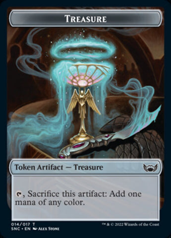 Treasure (014) // Wizard Double-Sided Token [Streets of New Capenna Tokens] - The Mythic Store | 24h Order Processing