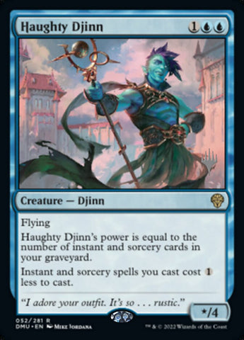 Haughty Djinn (Promo Pack) [Dominaria United Promos] - The Mythic Store | 24h Order Processing