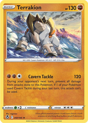 Terrakion (097/195) [Sword & Shield: Silver Tempest] - The Mythic Store | 24h Order Processing