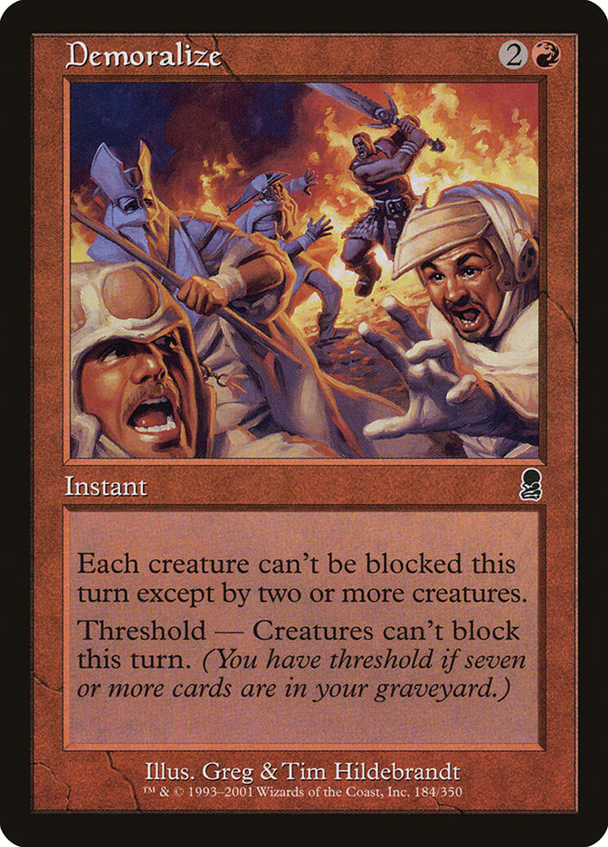 Demoralize [Odyssey] - The Mythic Store | 24h Order Processing