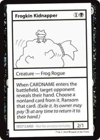 Frogkin Kidnapper (2021 Edition) [Mystery Booster Playtest Cards] - The Mythic Store | 24h Order Processing