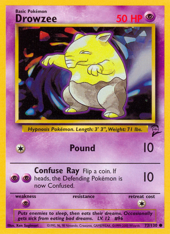 Drowzee (73/130) [Base Set 2] - The Mythic Store | 24h Order Processing