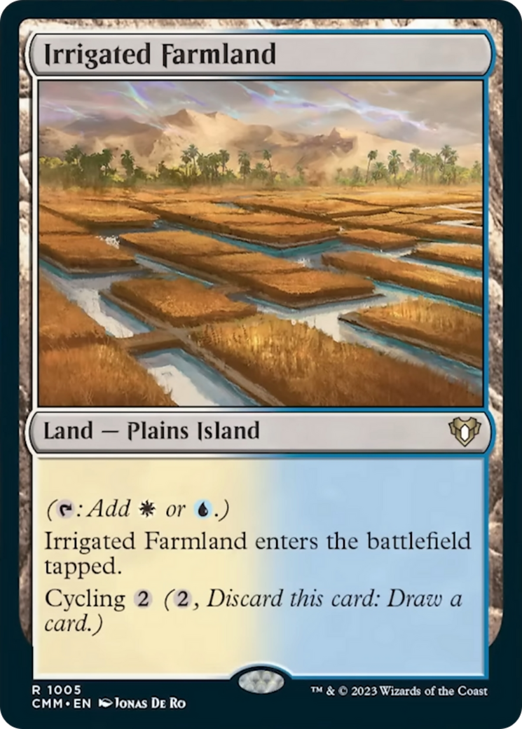 Irrigated Farmland [Commander Masters] - The Mythic Store | 24h Order Processing