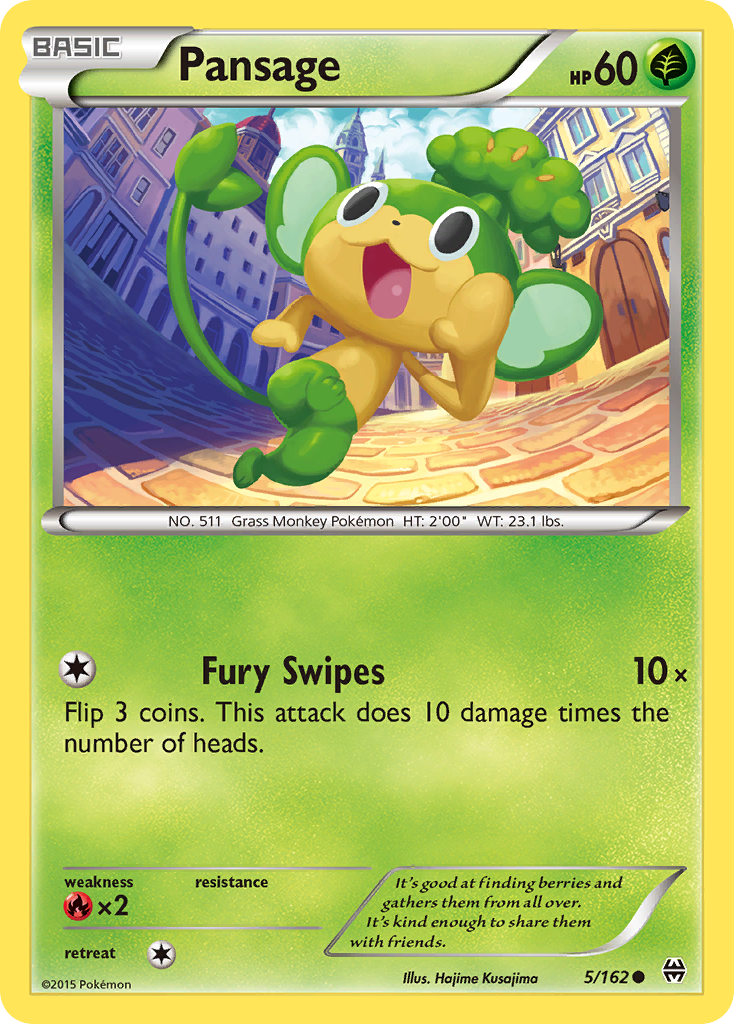 Pansage (5/162) [XY: BREAKthrough] - The Mythic Store | 24h Order Processing
