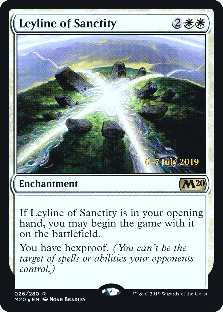 Leyline of Sanctity [Core Set 2020 Prerelease Promos] - The Mythic Store | 24h Order Processing