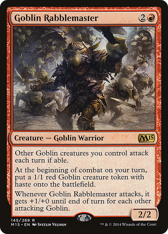 Goblin Rabblemaster [Magic 2015] - The Mythic Store | 24h Order Processing