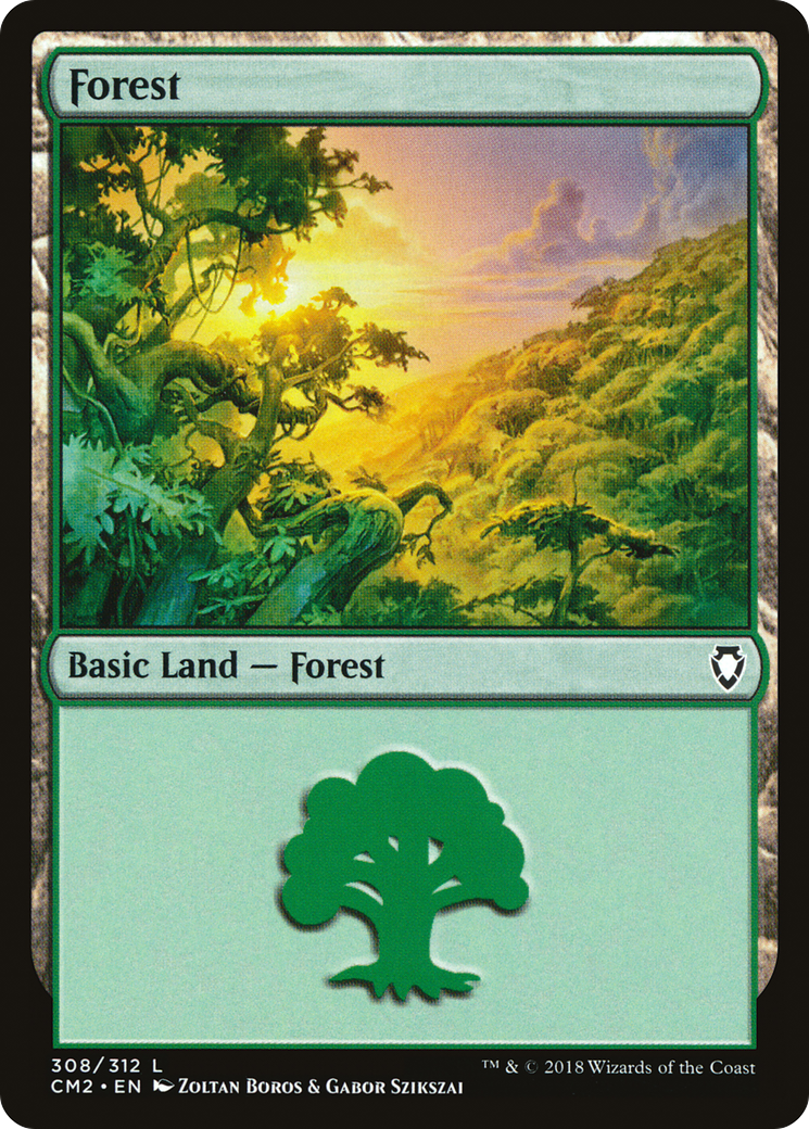 Forest (308) [Commander Anthology Volume II] - The Mythic Store | 24h Order Processing