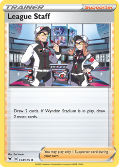 League Staff (153/185) [Sword & Shield: Vivid Voltage] - The Mythic Store | 24h Order Processing