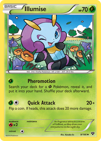 Illumise (9/146) [XY: Base Set] - The Mythic Store | 24h Order Processing