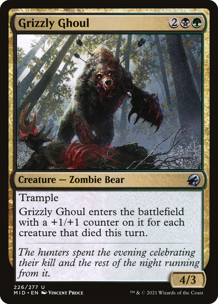 Grizzly Ghoul [Innistrad: Midnight Hunt] - The Mythic Store | 24h Order Processing