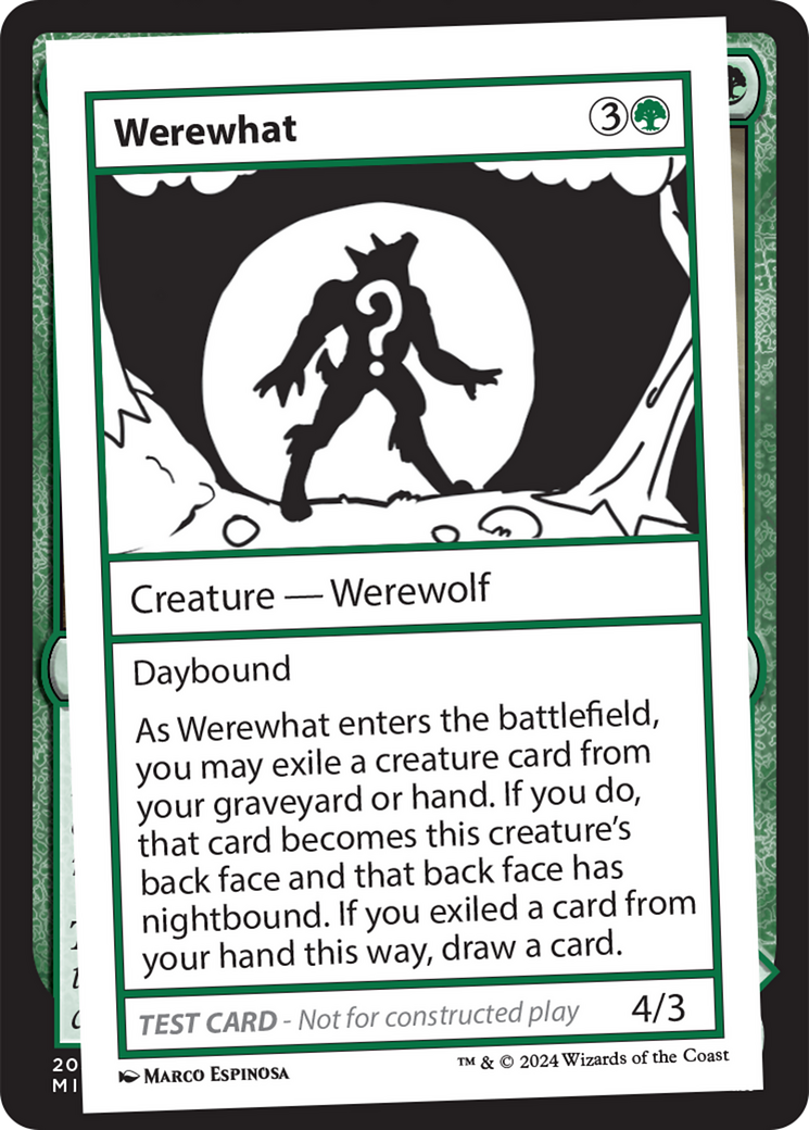 Werewhat [Mystery Booster 2 Playtest Cards] - The Mythic Store | 24h Order Processing