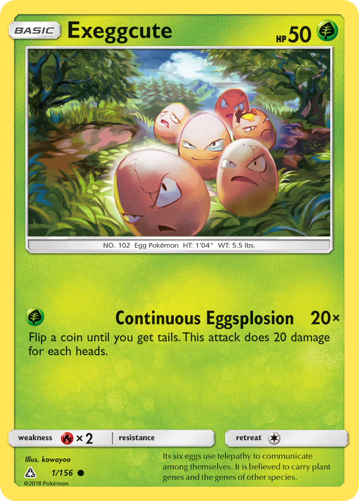Exeggcute (1/156) [Sun & Moon: Ultra Prism] - The Mythic Store | 24h Order Processing