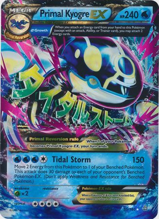 Primal Kyogre EX (55/160) (Jumbo Card) [XY: Primal Clash] - The Mythic Store | 24h Order Processing