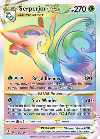 Serperior VSTAR (196/195) [Sword & Shield: Silver Tempest] - The Mythic Store | 24h Order Processing