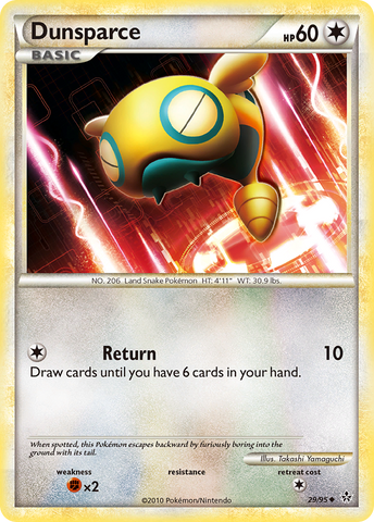 Dunsparce (29/95) [HeartGold & SoulSilver: Unleashed] - The Mythic Store | 24h Order Processing