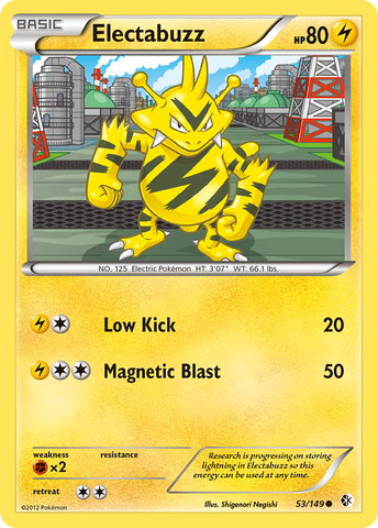 Electabuzz (53/149) [Black & White: Boundaries Crossed] - The Mythic Store | 24h Order Processing