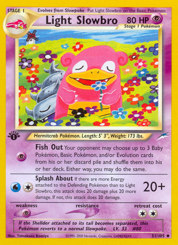Light Slowbro (51/105) [Neo Destiny 1st Edition] - The Mythic Store | 24h Order Processing