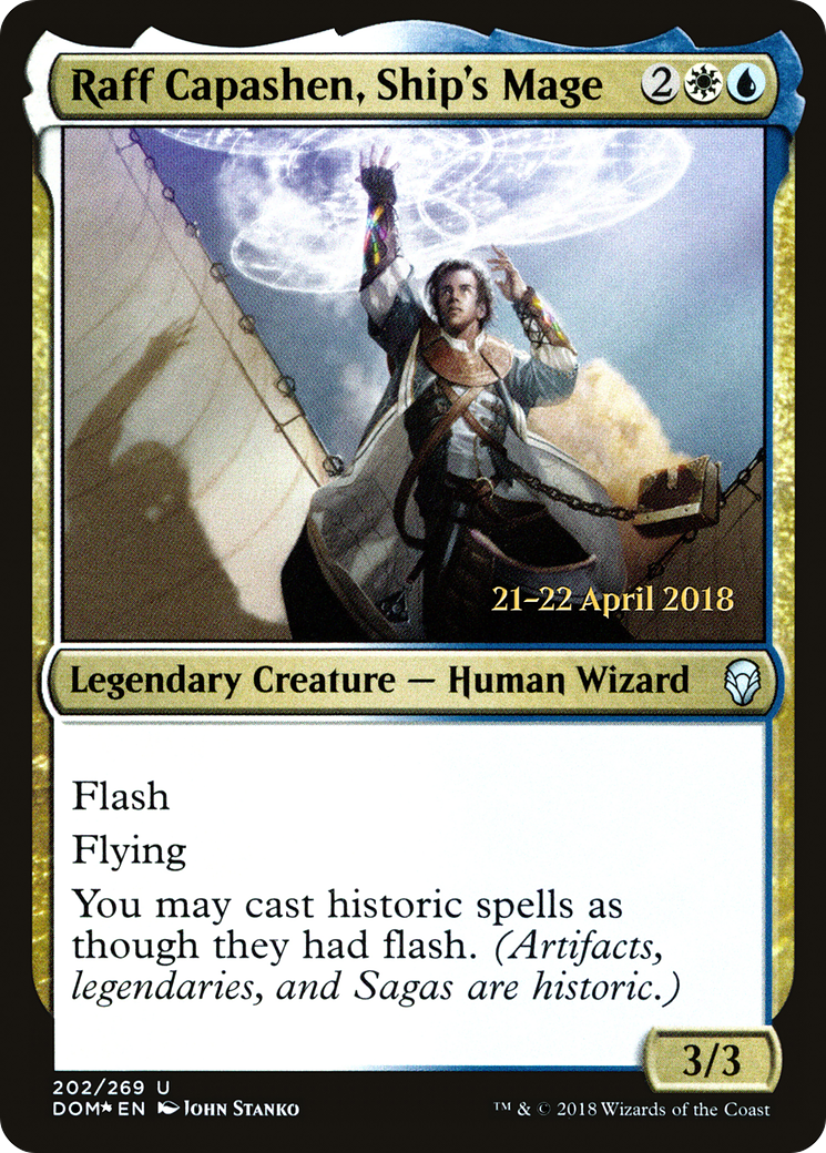 Raff Capashen, Ship's Mage [Dominaria Prerelease Promos] - The Mythic Store | 24h Order Processing
