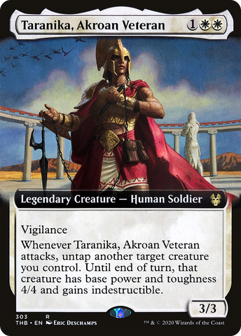 Taranika, Akroan Veteran (Extended Art) [Theros Beyond Death] - The Mythic Store | 24h Order Processing