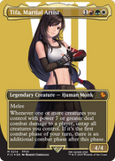 Tifa, Martial Artist (Borderless) (Surge Foil) [FINAL FANTASY Commander] - The Mythic Store | 24h Order Processing
