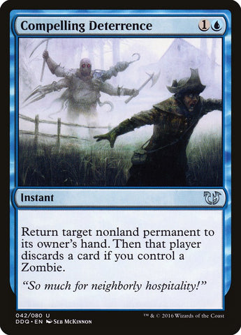 Compelling Deterrence [Duel Decks: Blessed vs. Cursed] - The Mythic Store | 24h Order Processing