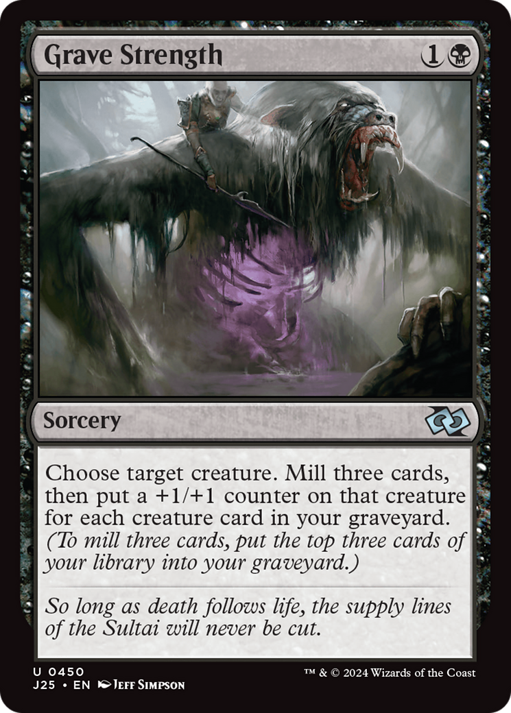 Grave Strength [Foundations Jumpstart] - The Mythic Store | 24h Order Processing