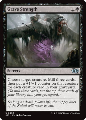 Grave Strength [Foundations Jumpstart] - The Mythic Store | 24h Order Processing