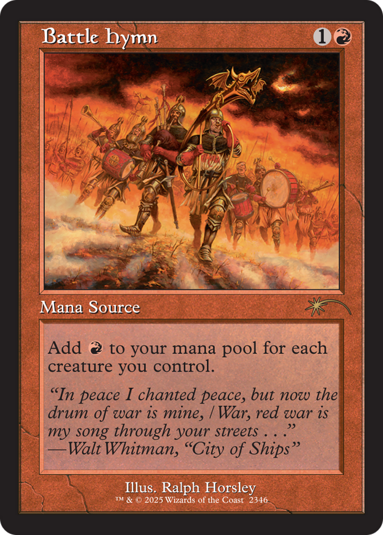 Battle Hymn [Secret Lair Drop Series] - The Mythic Store | 24h Order Processing