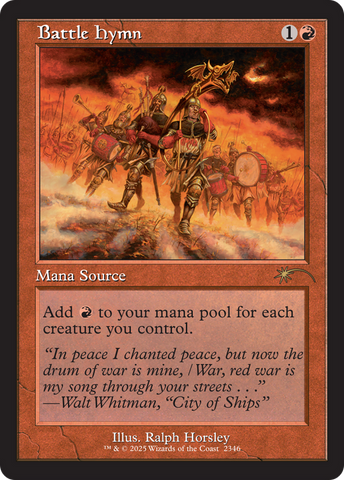 Battle Hymn [Secret Lair Drop Series] - The Mythic Store | 24h Order Processing