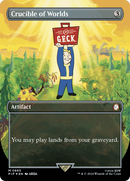 Crucible of Worlds (Borderless) (Surge Foil) [Fallout] - The Mythic Store | 24h Order Processing