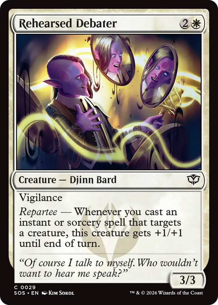Rehearsed Debater [Secrets of Strixhaven] - The Mythic Store | 24h Order Processing