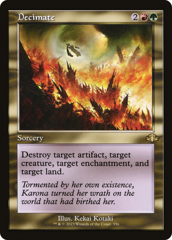 Decimate (Retro) [Dominaria Remastered] - The Mythic Store | 24h Order Processing